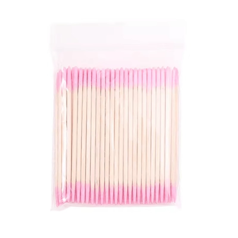 Double Ended Precision Cotton Swabs For Nail Art And Makeup 100 Pack 6