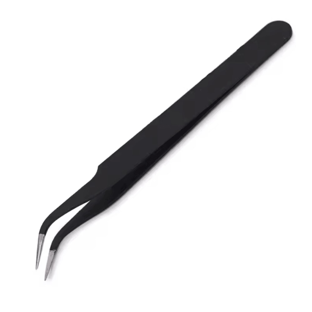 Anti Static Precision Tweezers For Nail Art And Eyelash Extensions 4