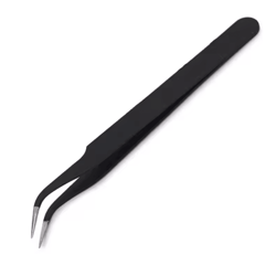 anti static precision tweezers for nail art and eyelash extensions