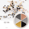 Steel Caviar Beads Nail Art Set 6 Grid Mixed Size 3D Manicure Decor 9