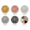 Steel Caviar Beads Nail Art Set 6 Grid Mixed Size 3D Manicure Decor 3