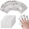 Aluminum Foil Nail Removal Wraps 100 Pack Soak Off Gel Polish Remover 0