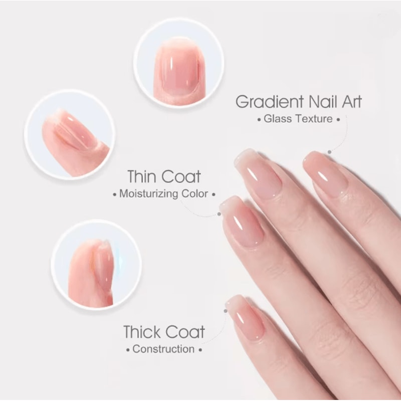 VENALISA Quick Construction Jelly Nail Gel Semi Transparent Strengthening Formula 75ml 2