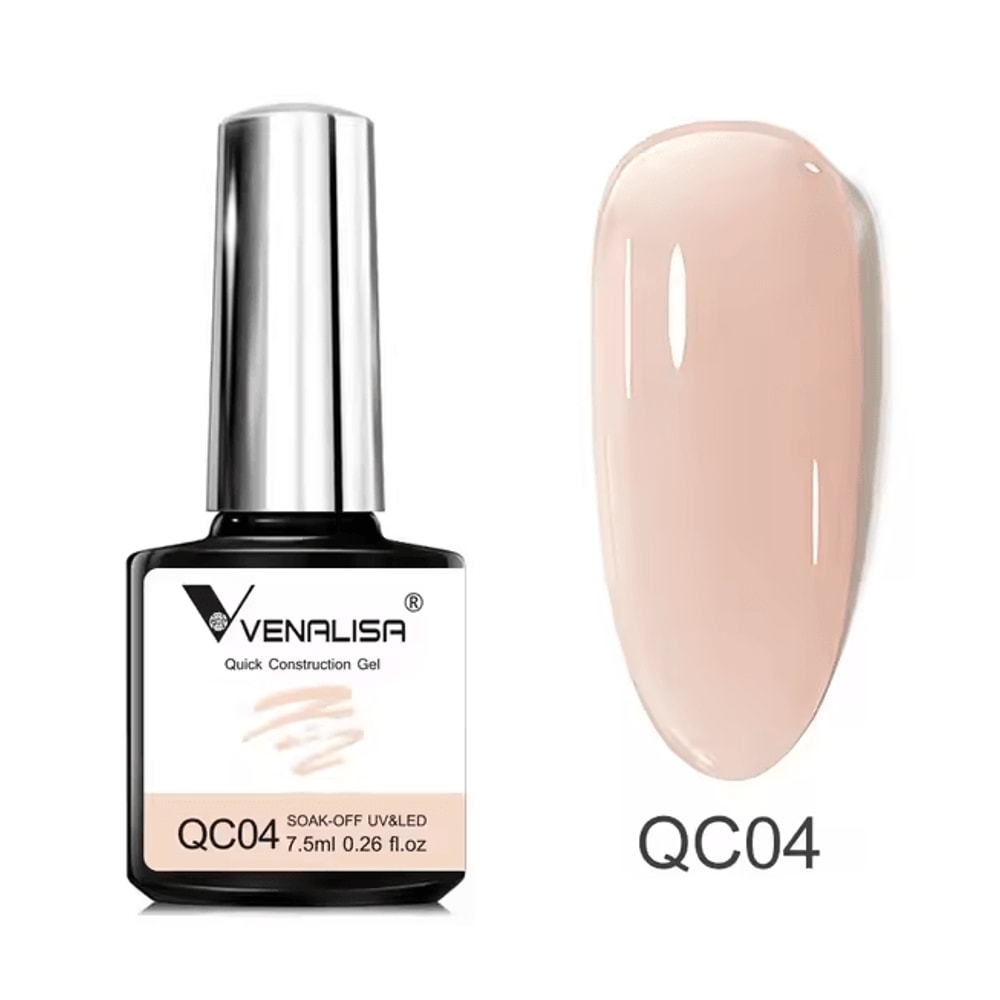 VENALISA Quick Construction Jelly Nail Gel Semi Transparent Strengthening Formula 75ml 5