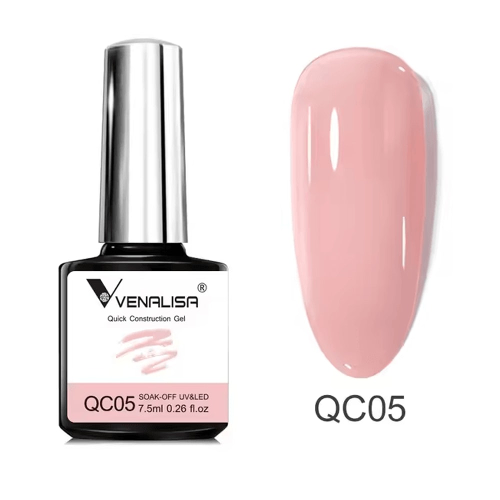 VENALISA Quick Construction Jelly Nail Gel Semi Transparent Strengthening Formula 75ml 6