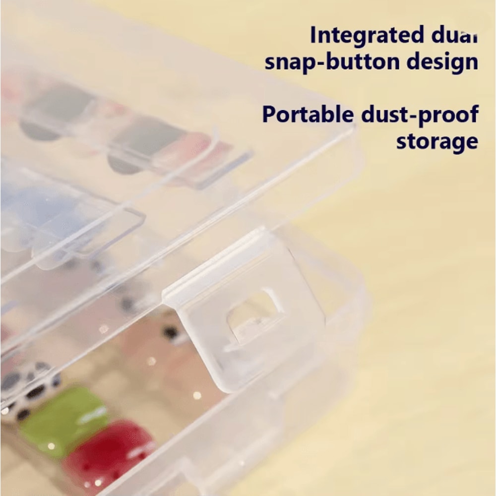 Press On Nail Storage Box Set With Display Sticks And Adhesive Tabs 2
