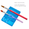 Acrylic Nail Art Pen Holder With Color Palette 5 Compartment Organizer Stand 1