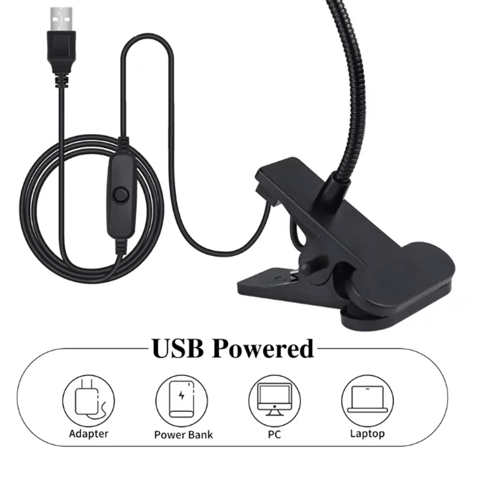 5W UV Gel Nail Lamp With Clip And Flexible Arm Nail Dryer 2