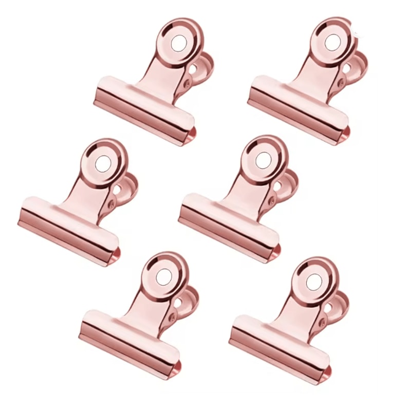 Nail Fixing Clips Set For Fiber Extension Shaping Stainless Steel 6 Piece 4