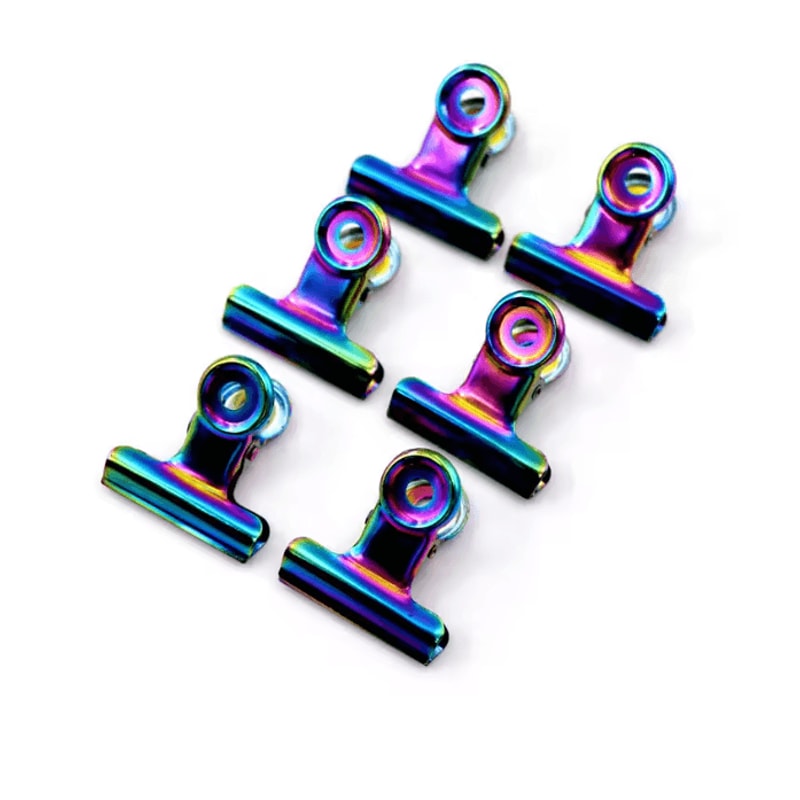 Nail Fixing Clips Set For Fiber Extension Shaping Stainless Steel 6 Piece 7