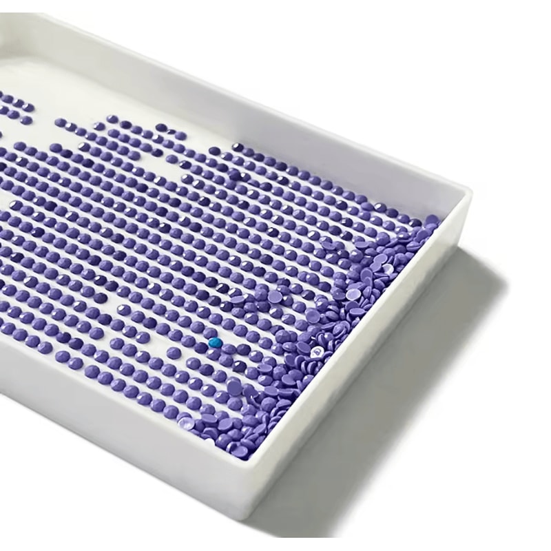 Nail Art Rhinestones Container Set With Dotting Pick Up Trays 5 Piece 3