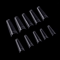 French Coffin False Nail Tips Set 500 Piece Natural Transparent Acrylic Tips 2