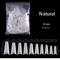 French Coffin False Nail Tips Set 500 Piece Natural Transparent Acrylic Tips 5