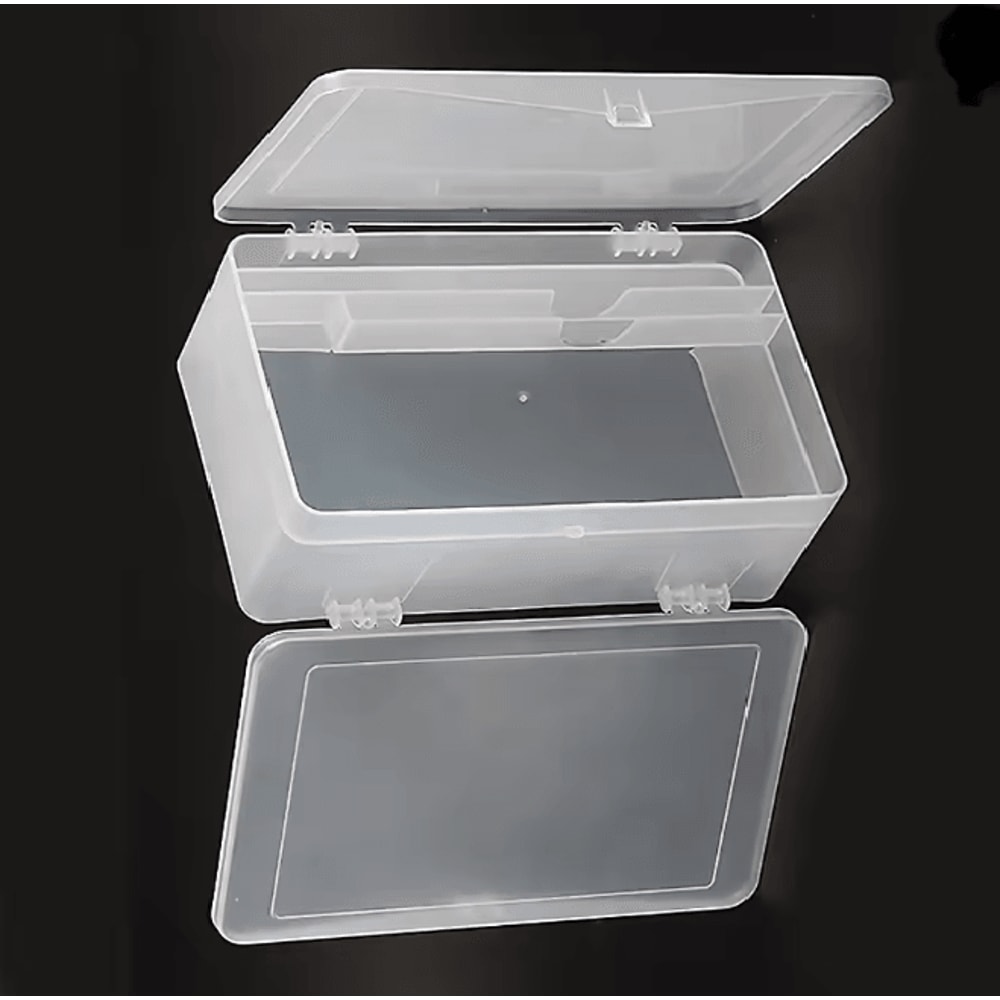 Double Layer Nail Tool Storage Box Large Capacity Organizer Case 2