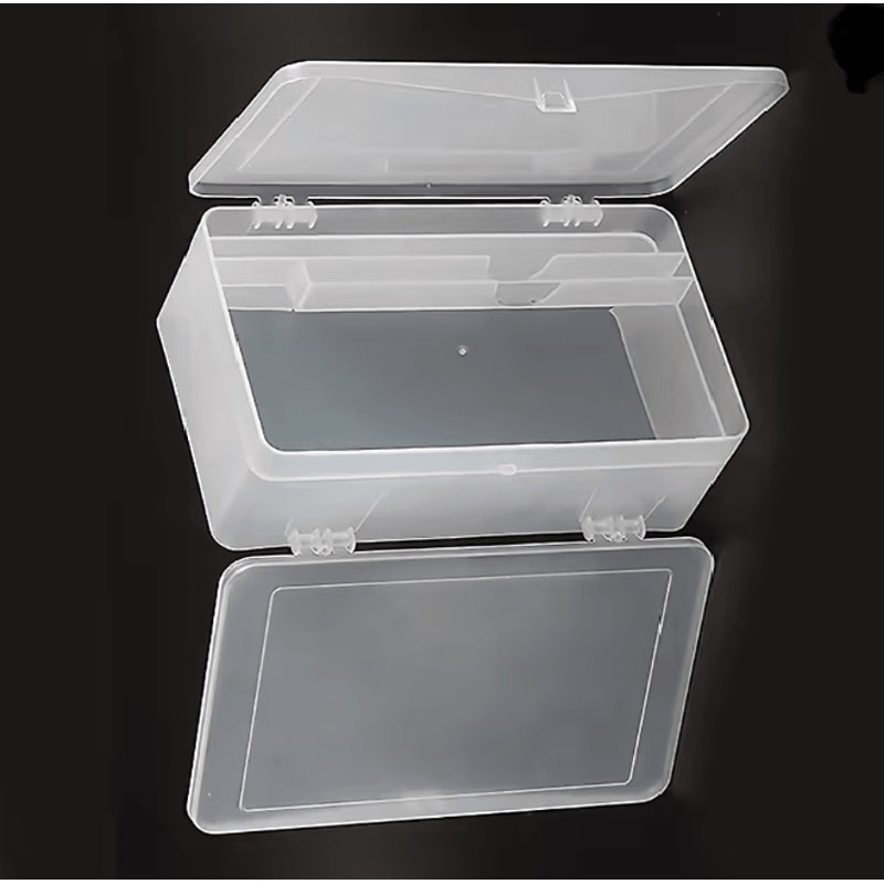 Double Layer Nail Tool Storage Box Large Capacity Organizer Case 2