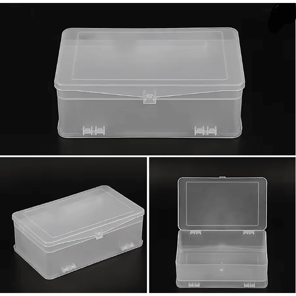 Double Layer Nail Tool Storage Box Large Capacity Organizer Case 3