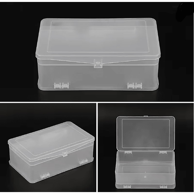 Double Layer Nail Tool Storage Box Large Capacity Organizer Case 3