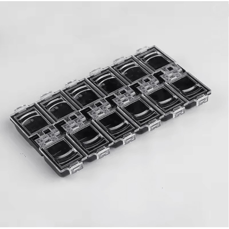 12 Grid Nail Art Accessories Storage Box Jewelry And Rhinestone Organizer 5