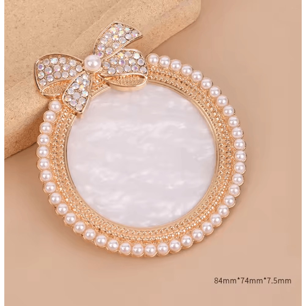 Agate Style Nail Art Display Board With Rhinestones Gel Polish Palette 3