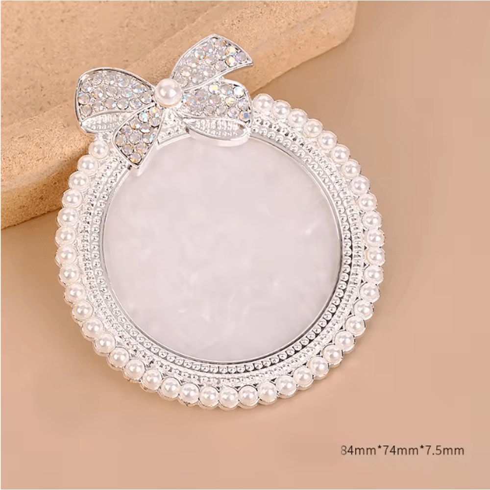 Agate Style Nail Art Display Board With Rhinestones Gel Polish Palette 4