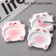 Cartoon Pig Nail Art Mixing Palette Set Gel Polish Color Boards 2 Piece 0