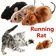 Plush Mouse Cat Toy Lifelike Running Pet Play Toy 0