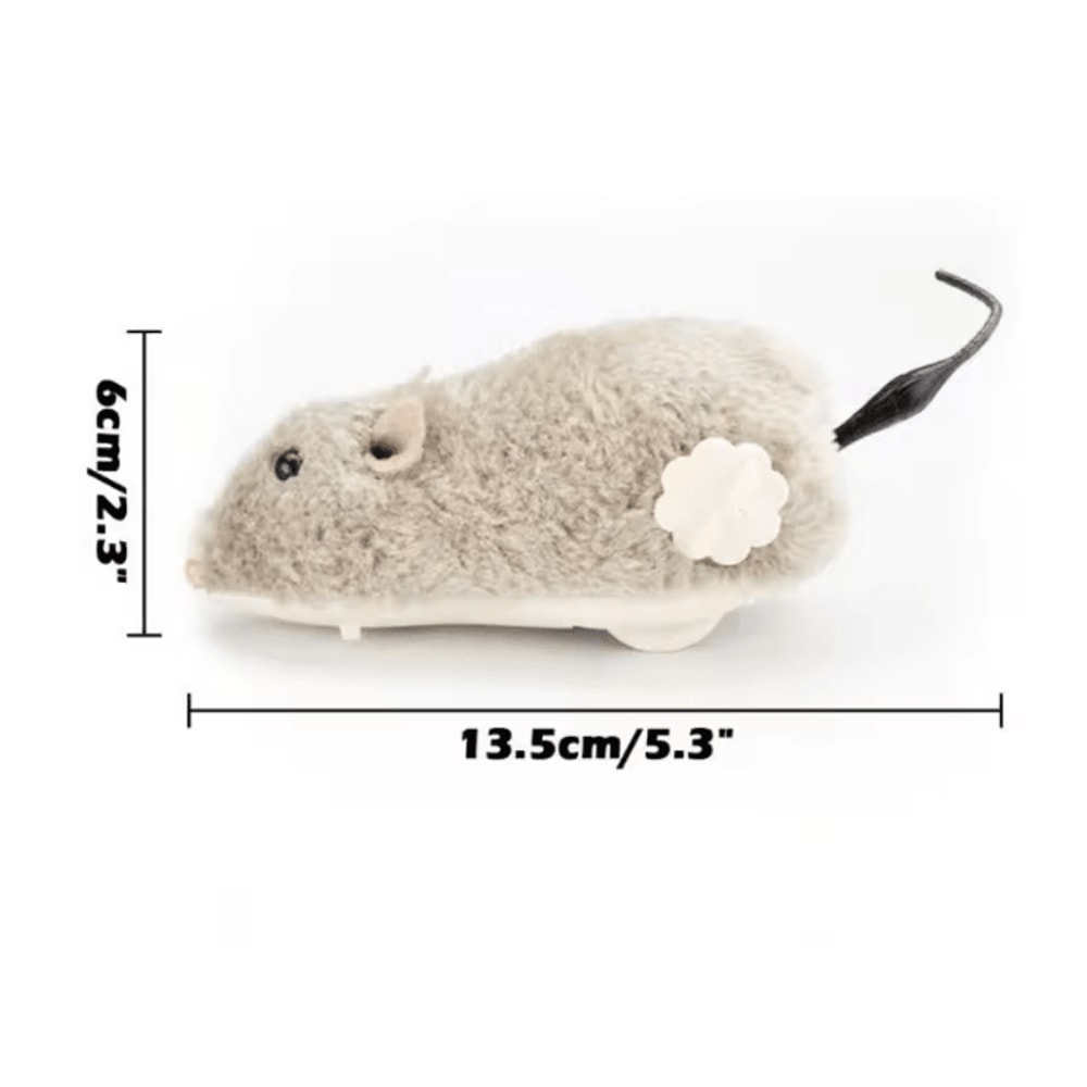 Plush Mouse Cat Toy Lifelike Running Pet Play Toy 3