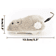 Plush Mouse Cat Toy Lifelike Running Pet Play Toy 3