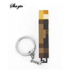 mini torch keychain rechargeable light decorative pendant