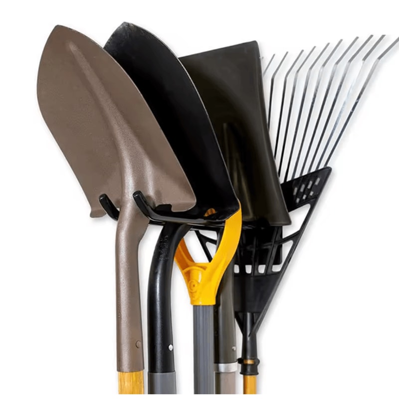 Wall Mounted Tool Storage Hooks Multi Purpose Garage Organizer System 0