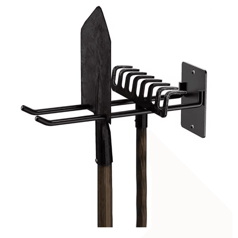 Wall Mounted Tool Storage Hooks Multi Purpose Garage Organizer System 2