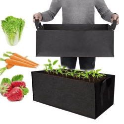 squaregrow fabric grow bag for vegetables and herbs