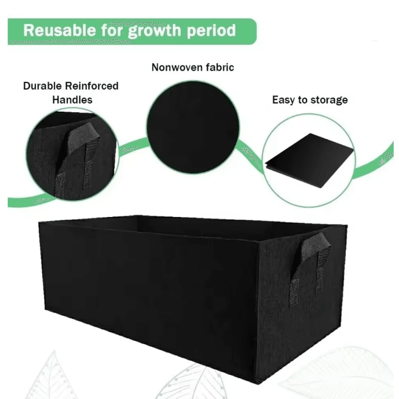SquareGrow Fabric Grow Bag For Vegetables And Herbs 3