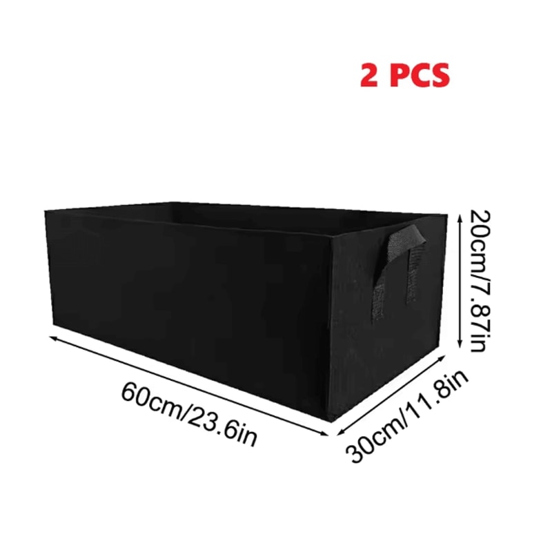 SquareGrow Fabric Grow Bag For Vegetables And Herbs 6