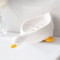 Duck Shape Self Draining Soap Holder Bathroom Soap Organizer Tray 2