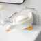Duck Shape Self Draining Soap Holder Bathroom Soap Organizer Tray 3