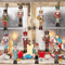 12 Piece Wooden Nutcracker Christmas Decoration Set Holiday Home Decor 1