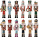 12 Piece Wooden Nutcracker Christmas Decoration Set Holiday Home Decor 4