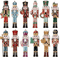 12 Piece Wooden Nutcracker Christmas Decoration Set Holiday Home Decor 4