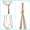 Hand Woven Hanging Plant Holder Cotton Rope Flower Pot Hanger 2
