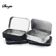 Mini Metal Tin Storage Box Hinged Small Organizer Container 0