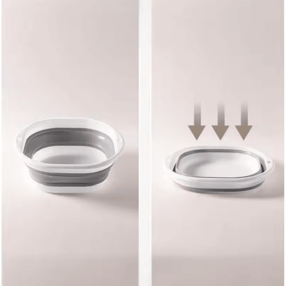 Foldable Portable Wash Basin Large Collapsible Laundry And Kitchen Bowl 2