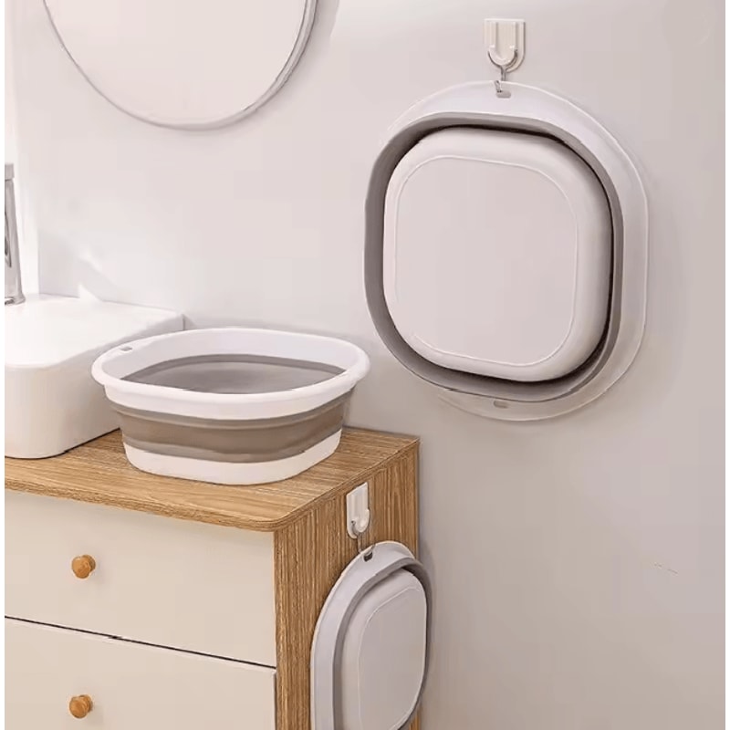 Foldable Portable Wash Basin Large Collapsible Laundry And Kitchen Bowl 4
