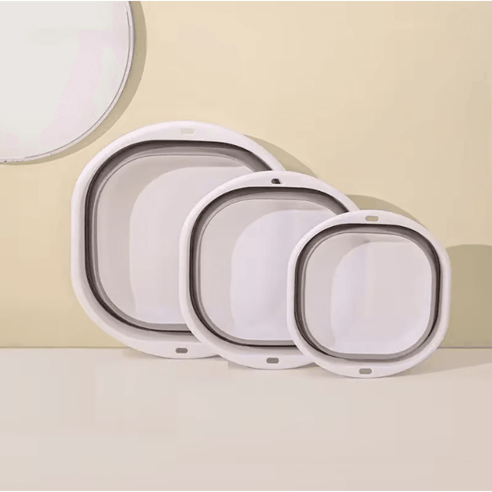 Foldable Portable Wash Basin Large Collapsible Laundry And Kitchen Bowl 12