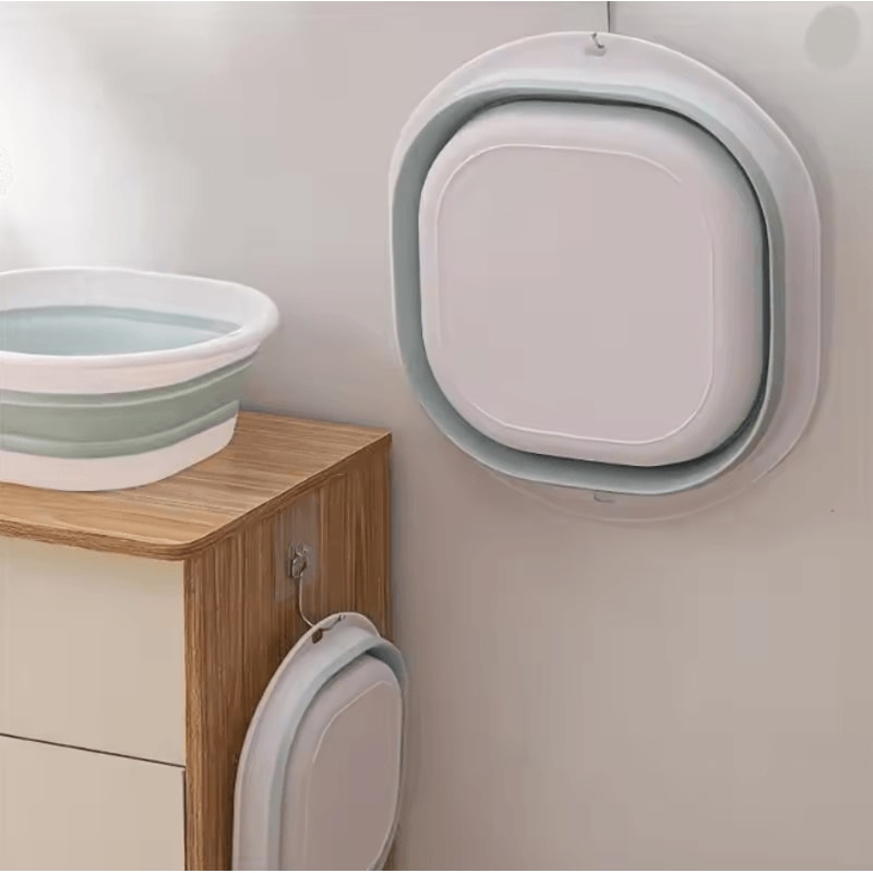 Foldable Portable Wash Basin Large Collapsible Laundry And Kitchen Bowl 13