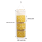 Three Pocket Hanging Wall Storage Organizer Cotton Linen Bag 3