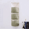 Three Pocket Hanging Wall Storage Organizer Cotton Linen Bag 7