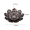 Lotus Alloy Incense Burner Stick Holder Decorative Censer Plate 4