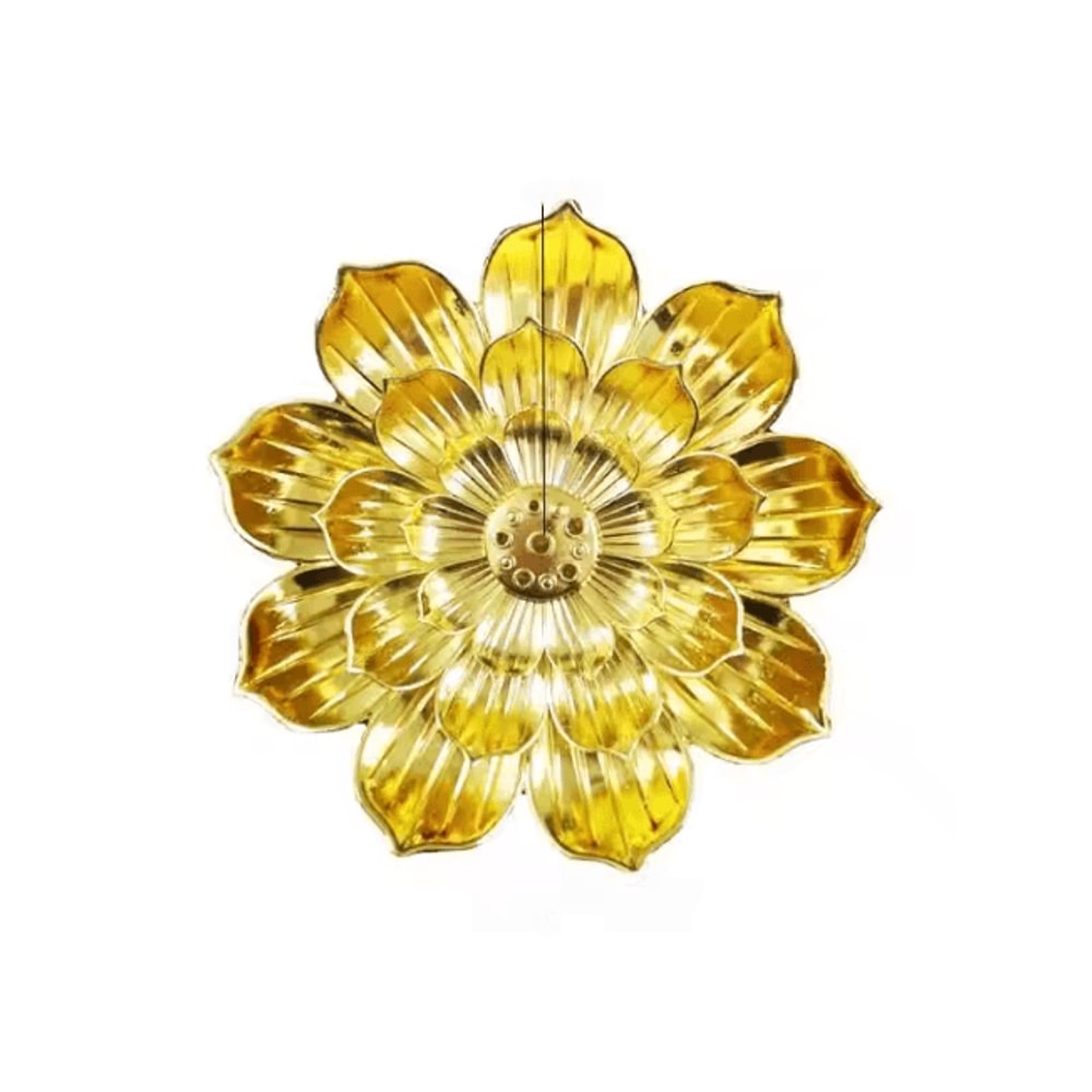 Lotus Alloy Incense Burner Stick Holder Decorative Censer Plate 7