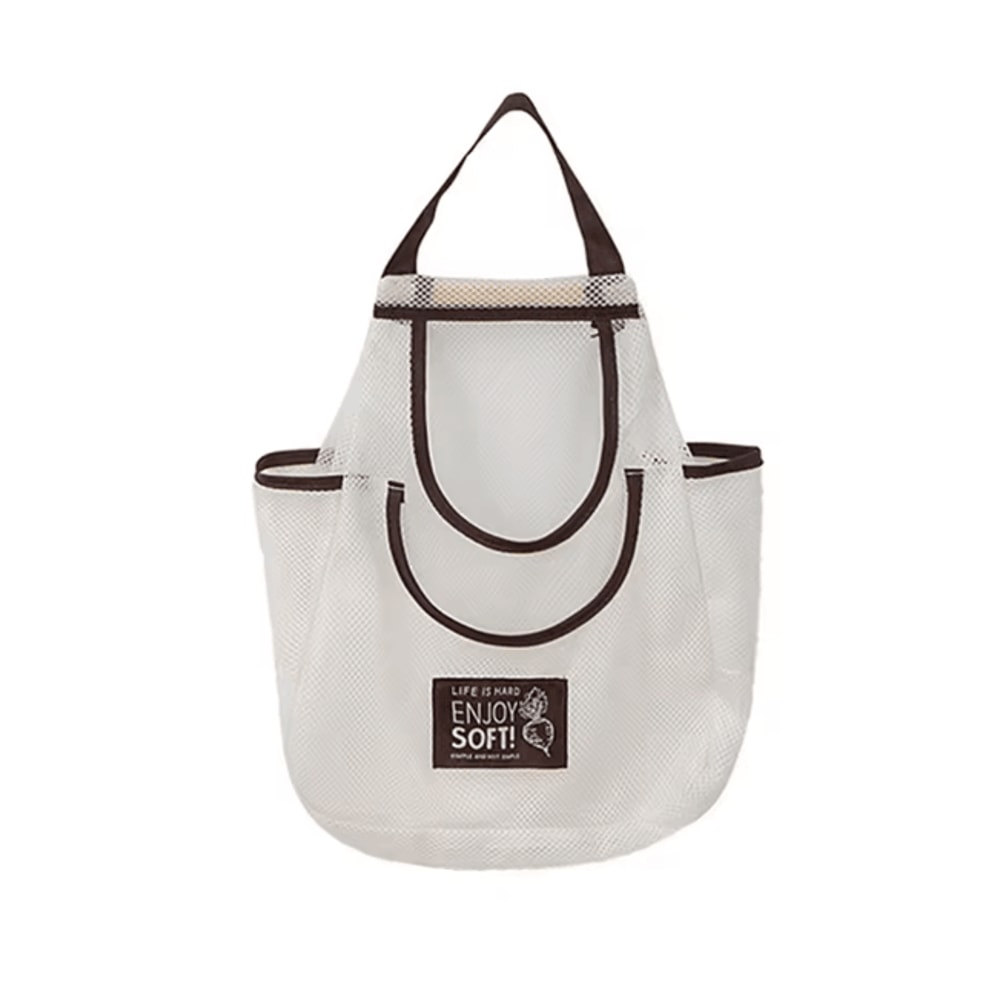 Hanging Vegetable Storage Bag Kitchen Wall Fruit And Garlic Organizer 9